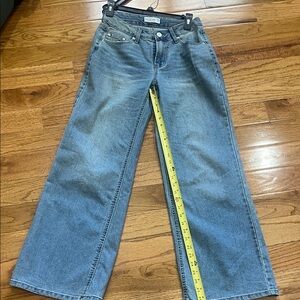 Vanilla Star Light Blue Flare Jeans vanilla star jeans. Size 3/26. Wide legs.